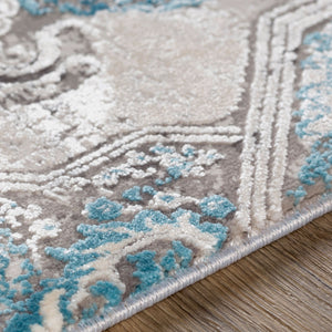 Surya Solar Mid-century Modern Woven Rug 1'11" X 2'11" | Luxurious Soft Feel, Durable, And Stylish Accent Gray Viscose,Acrylic Sor2312-23