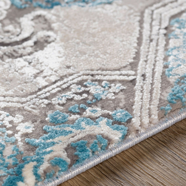 Surya Solar Mid-century Modern Woven Rug 1'11" X 2'11" | Luxurious Soft Feel, Durable, And Stylish Accent Gray Viscose,Acrylic Sor2312-23