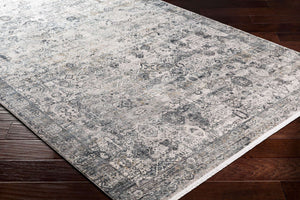 Surya Solar Mid-century Modern Woven Rug 1'11" X 2'11" | Luxurious Soft Feel, Durable, And Stylish Accent Gray Viscose,Acrylic Sor2313-23