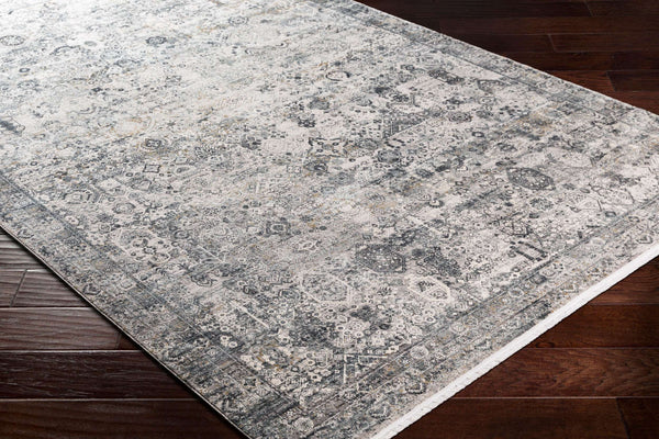 Surya Solar Mid-century Modern Woven Rug 1'11" X 2'11" | Luxurious Soft Feel, Durable, And Stylish Accent Gray Viscose,Acrylic Sor2313-23