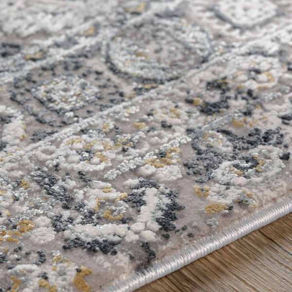 Surya Solar Mid-century Modern Woven Rug 1'11" X 2'11" | Luxurious Soft Feel, Durable, And Stylish Accent Gray Viscose,Acrylic Sor2313-23