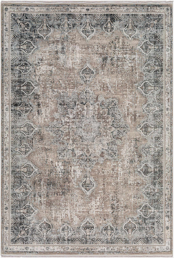Surya Solar Mid-century Modern Woven Rug 1'11" X 2'11" | Luxurious Soft Feel, Durable, And Stylish Accent Gray Viscose,Acrylic Sor2315-576