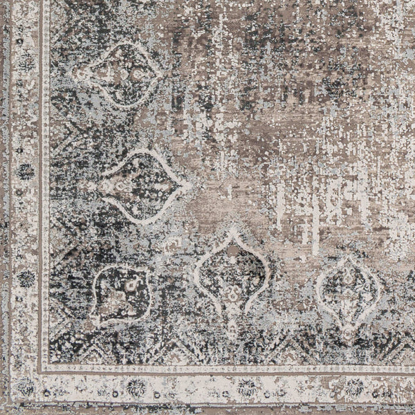 Surya Solar Mid-century Modern Woven Rug 1'11" X 2'11" | Luxurious Soft Feel, Durable, And Stylish Accent Gray Viscose,Acrylic Sor2315-576