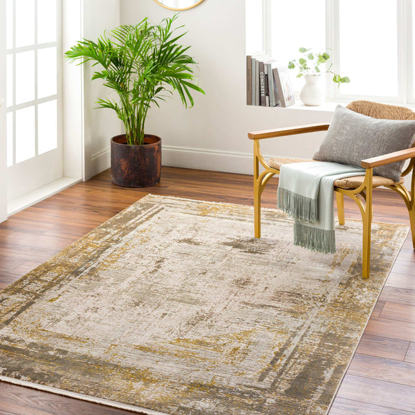 Surya Solar Mid-century Modern Woven Rug 1'11" X 2'11" | Luxurious Soft Feel, Durable, And Stylish Accent Ivory Viscose,Acrylic Sor2318-6796