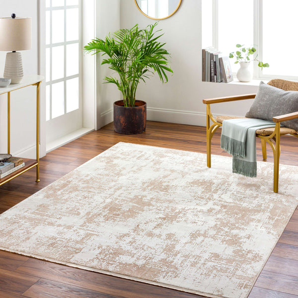 Surya Solar Mid-century Modern Woven Rug 1'11" X 2'11" | Luxurious Soft Feel, Durable, And Stylish Accent Ivory Viscose,Acrylic Sor2319-76112