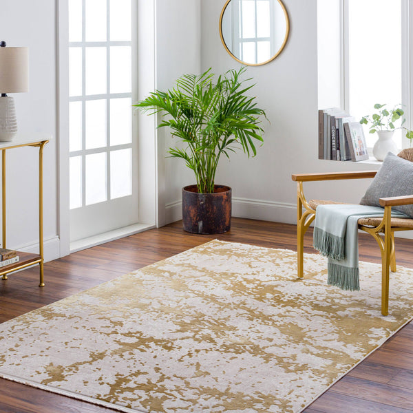 Surya Solar Mid-century Modern Woven Rug 1'11" X 2'11" | Luxurious Soft Feel, Durable, And Stylish Accent Medium Brown Viscose,Acrylic Sor2321-6796