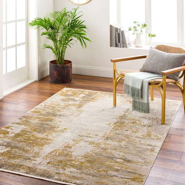 Surya Solar Mid-century Modern Woven Rug 1'11" X 2'11" | Luxurious Soft Feel, Durable, And Stylish Accent Ivory Viscose,Acrylic Sor2322-38