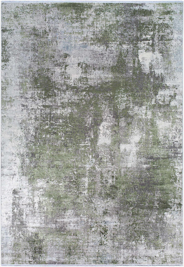 Surya Solar Mid-century Modern Woven Rug 1'11" X 2'11" | Luxurious Soft Feel, Durable, And Stylish Accent Light Gray Viscose,Acrylic Sor2327-76112