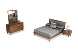 VIG Furniture Eastern King Nova Domus Soria Modern Grey & Walnut Bedroom Set VGMASORIA-SET-EK