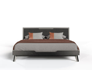 VIG Furniture California King Nova Domus Soria Modern Grey Wash Bed VGMABR-32-BED-GRY-CK