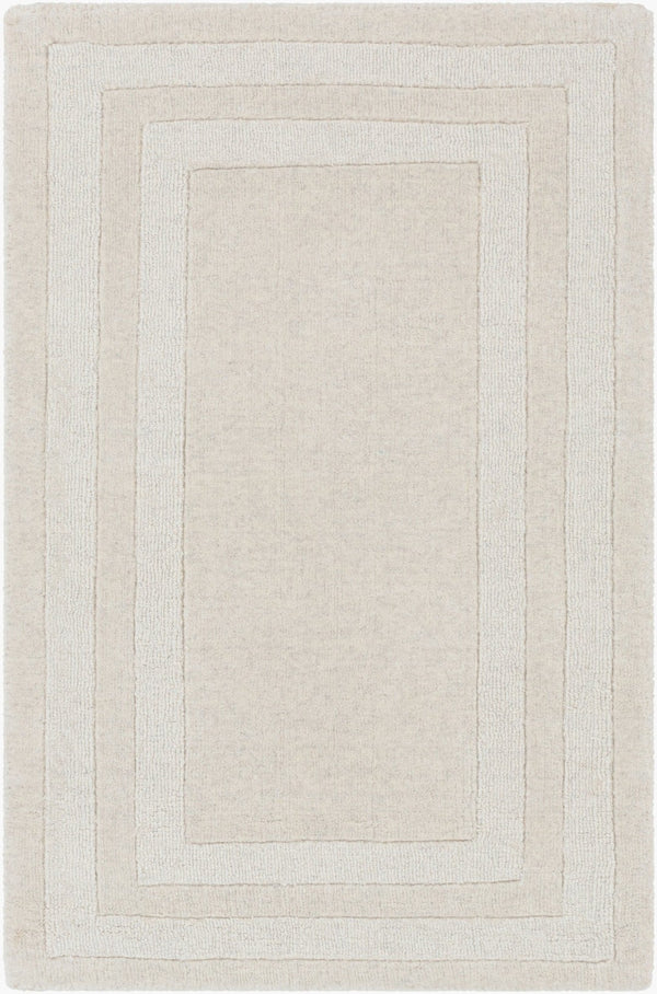 Livabliss Sorrento Hand Tufted Wool Nylon Area Rug with High Low Pile Texture for Living Rooms Beige, Taupe 2' x 3' SOT2300-23