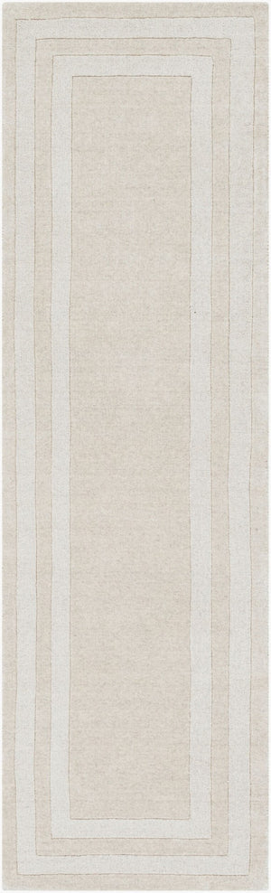 Livabliss Sorrento Hand Tufted Wool Nylon Area Rug with High Low Pile Texture for Living Rooms Beige, Taupe 2'6" x 8' SOT2300-268