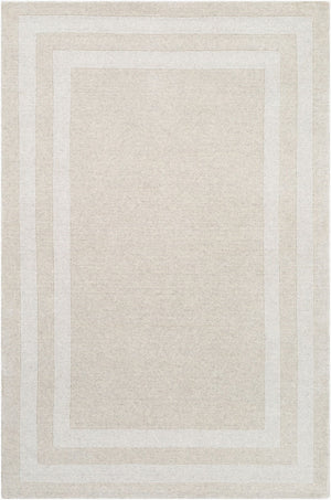 Livabliss Sorrento Hand Tufted Wool Nylon Area Rug with High Low Pile Texture for Living Rooms Beige, Taupe 6' x 9' SOT2300-69