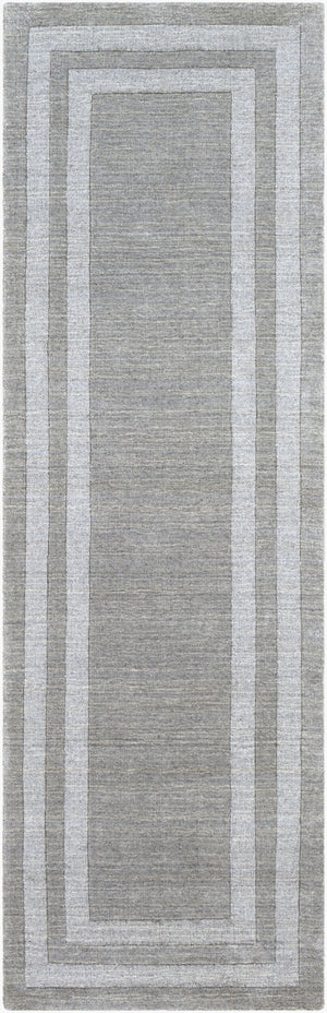 Livabliss Sorrento Hand Tufted Wool Blend Area Rug with High Low Pile for Modern Living Rooms Gray 2'6" x 8' SOT2304-268
