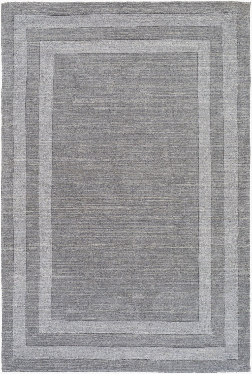 Livabliss Sorrento Hand Tufted Wool Blend Area Rug with High Low Pile for Modern Living Rooms Gray 2' x 3' SOT2304-23