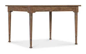 Americana Square Dining Table Brown Americana Collection 7050-75207-85 Hooker Furniture