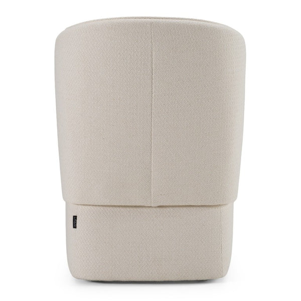 VIG Furniture Souza Modern Swivel Upholstered Chair With Plush Foam Seat, 360° Base For Comfort & Style Beige Dining Chair VGKK-KF.Y1256-BGE