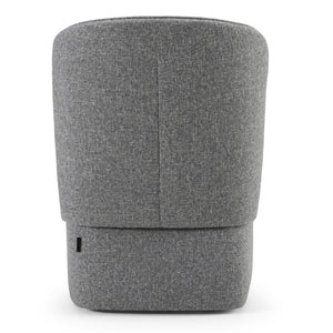 VIG Furniture Souza Modern Swivel Upholstered Chair With Plush Foam Seat, 360° Base For Comfort & Style Grey Dining Chair VGKK-KF.Y1256-GRY