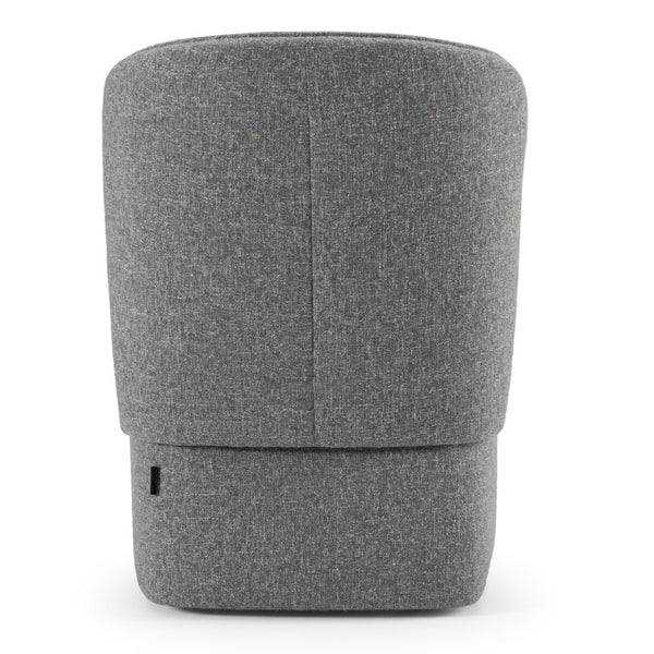 VIG Furniture Souza Modern Swivel Upholstered Chair With Plush Foam Seat, 360° Base For Comfort & Style Grey Dining Chair VGKK-KF.Y1256-GRY
