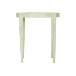 Bernhardt Bernhardt East Hampton Solid Ash End Table - Cerused Linen Top, Tapered Legs, Neo-Traditional Accent (98) 395121