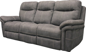 Parker House Parker Living Mason - Carbon Power Reclining Sofa Carbon 100% Polyester (W) MMA#832PH-CRB