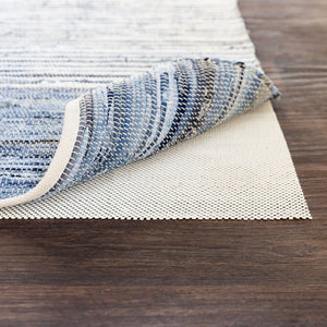 Livabliss Support Grip Pvc Rug Pad Roll for Hard Floors Stops Sliding on Hardwood Tile Vinyl Denim Blue, Sla 10' x 100' SPG-10100
