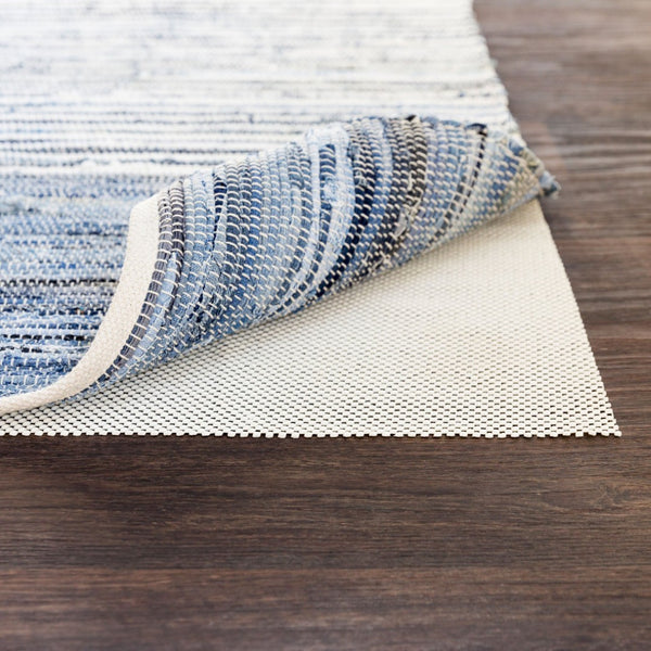 Livabliss Support Grip Pvc Rug Pad for Hard Floors Anchors Large Area Rugs Flat Denim Blue, Sla 3' x 12' SPG-312