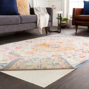 Livabliss Support Grip Pvc Rug Pad Roll for Hard Floors Stops Sliding on Hardwood Tile Vinyl Denim Blue, Sla 10' x 100' SPG-10100