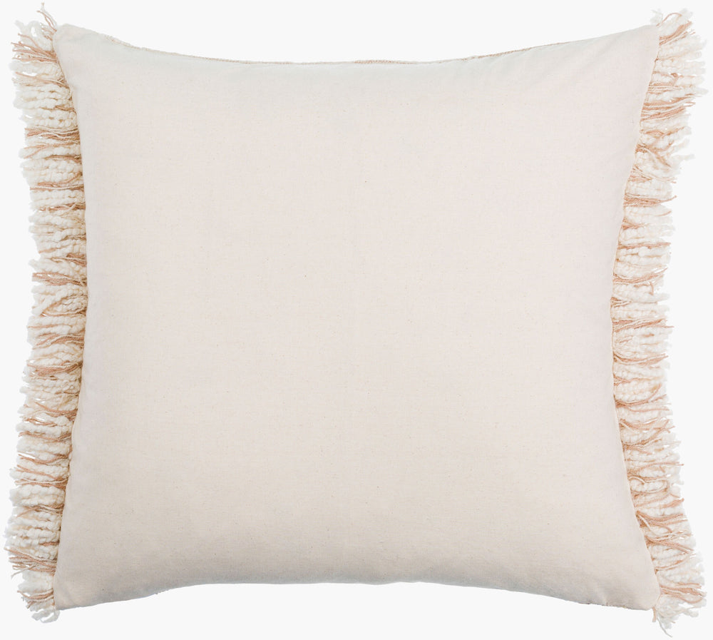 Surya Seraphina 18" Accent Pillow - Luxurious Cotton, Timeless Style & Easy-care For Home Decor Elegance Tan Cotton,Cotton Sph001-1818d