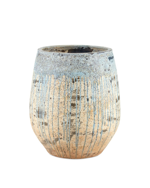 Sicilia Antique Blue Drip Planter