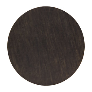 Homelegance By Top-Line Conlley Wood and Metal T-Brace Round Tables Espresso MDF