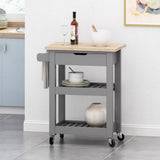 Christopher Knight Home® - Noble House - Dade Kitchen Cart with Wheels