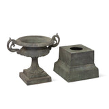 Park Hill Cast Iron Terrace Urn on Plinth ECM36144