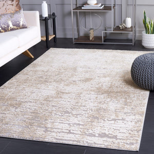 Safavieh Spirit 126 Power Loomed Contemporary Rug Taupe / Ivory 2' x 22'