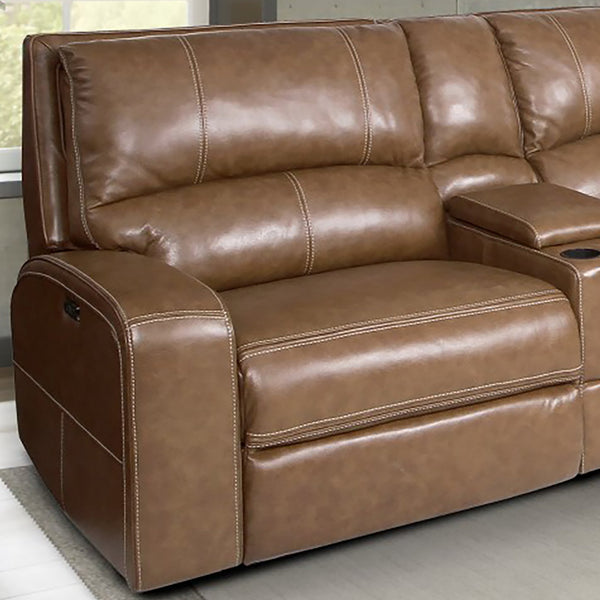 Parker House Parker Living Swift Recliner - Luxurious Power Armless Design With Deep Seats For Ultimate Comfort Brown Top Grain Leather With Match (X) Mswi#811lph-bou