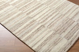 Livabliss Sao Paulo Hand Tufted Pure Wool Accent Rug for Entryway Bedside or Bathroom Floors Taupe, Sandston 2' x 3' SPU2301-23