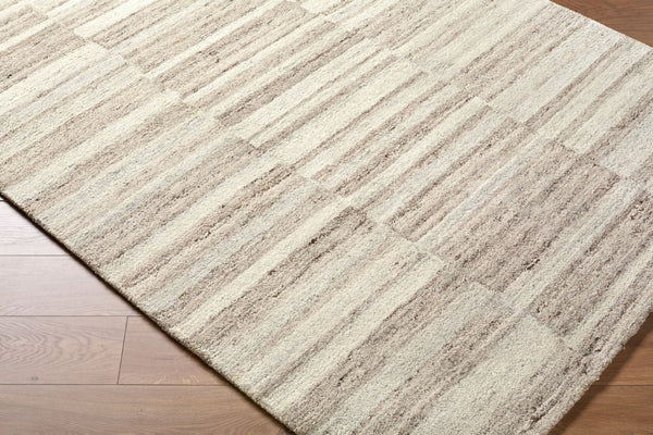 Livabliss Sao Paulo Hand Tufted Pure Wool Accent Rug for Entryway Bedside or Bathroom Floors Taupe, Sandston 2' x 3' SPU2301-23
