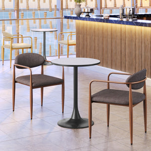 Zuo Modern Bite Bistro Table – Elevate Your Space With Modern Design And Chic Style For Every Room Gray Mdf,Steel 110403-zuo-modern