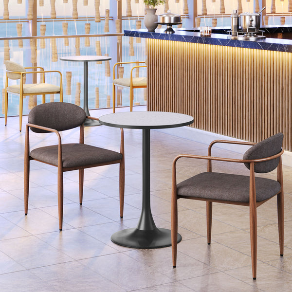 Zuo Modern Bite Bistro Table – Elevate Your Space With Modern Design And Chic Style For Every Room Gray Mdf,Steel 110403-zuo-modern