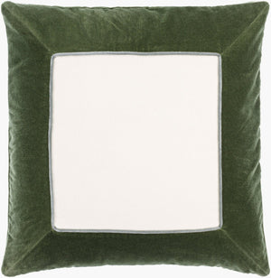 Livabliss Squared Cotton Accent Pillow Artisan Handcrafted Mid-century Modern Sofa Throw SQA003-1818P