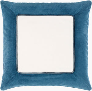 Livabliss Squared Cotton Accent Pillow Handcrafted Artisan Square Mid-century Modern Sofa Decor SQA005-1818