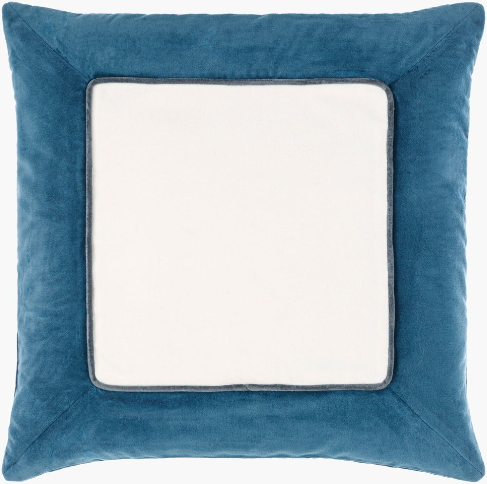 Livabliss Squared Cotton Accent Pillow Handcrafted Artisan Square Sofa Throw Mid-century Modern SQA005-1818P