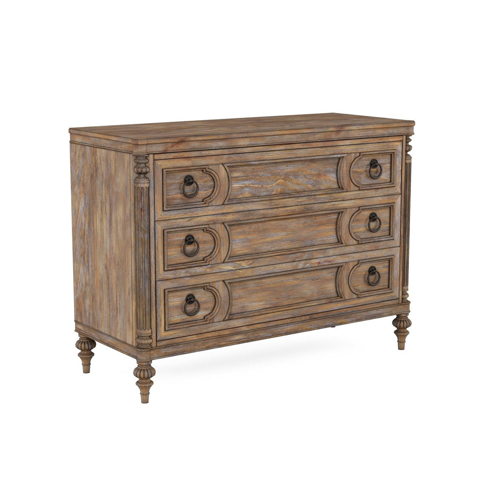 A.R.T. Furniture Architrave Bachelor’S Chest - Elegant Almond-finished Pine With Cedar-lined Drawers & Bronze Hardware Brown Material, Pine Solids And Veneer,Metal 277158-2608