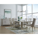 Zoey Wood Back Side Chair 2/ctn Silver P344260 Pulaski Furniture