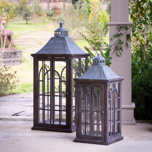 Park Hill Palladian Window Estate Lanterns - Set of 2 ELM82258