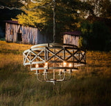 Park Hill Metal Industrial Trestle Chandelier ELH80656