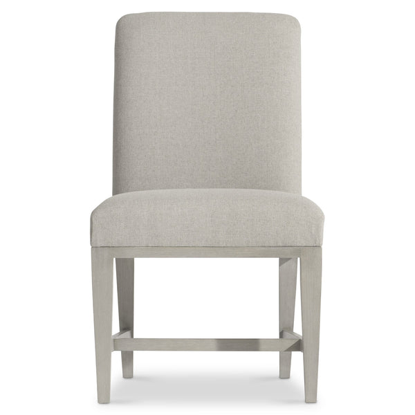 Bernhardt Bernhardt Cornelia Side Chair — Neo-Traditional Upholstered Dining Accent With Nebbia Wood Legs, Elegant Curves 331543