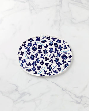 Lenox Kate Spade Floral Way Platter Blue, WHITE PORCELAIN 893514