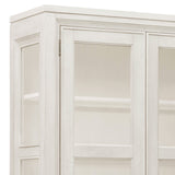 Ashby Place 2-Door Display Cabinet Natural with Reflection Gray Finish P359305 Pulaski Furniture