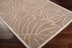 Surya Studio Sr-138 9' X 13' Hand Tufted Nz Wool Rug - Modern Decor For Your Home With 1-year Warranty Light Brown Nz Wool Sr138-913